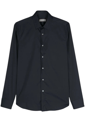 Canali classic-collar long-sleeve shirt - Blue