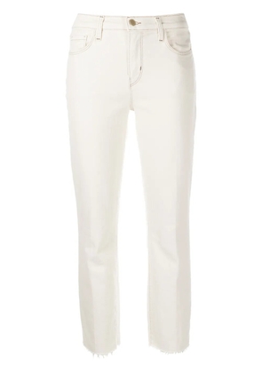 L'Agence cropped slim-cut jeans - Neutrals