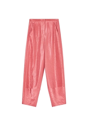 Giorgio Armani pleated-effect trousers - Pink