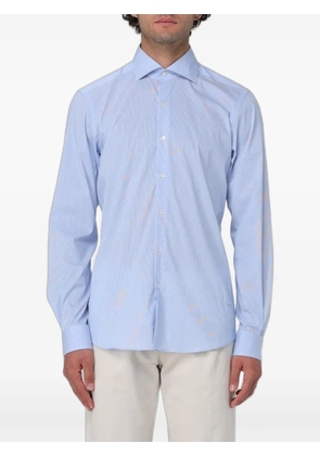 Fay striped long-sleeve shirt - Blue
