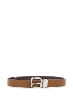 GIANNI CHIARINI reversible leather belt - Brown