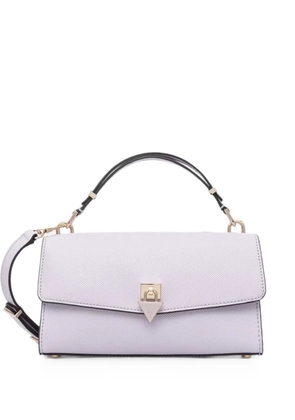 GUESS USA Patsie logo-plaque shoulder bag - Purple