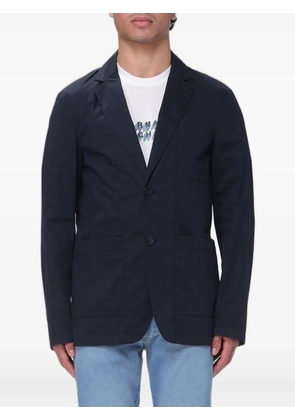 Armani Exchange cotton twill blazer - Blue