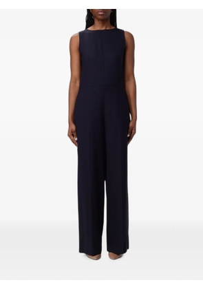 Theory sleeveless wide-leg jumpsuit - Blue