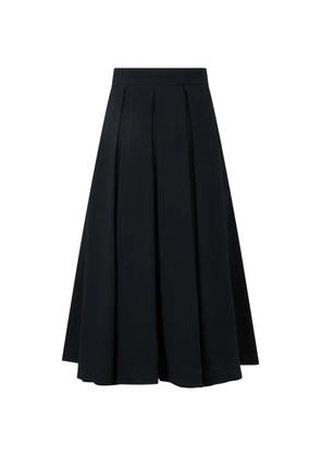 Moschino high-waisted pleated maxi skirt - Black