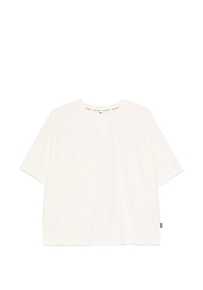DKNY ribbed-knit T-shirt - Neutrals