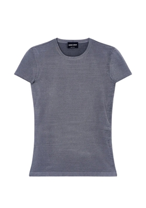 Giorgio Armani crew-neck short-sleeve T-shirt - Grey