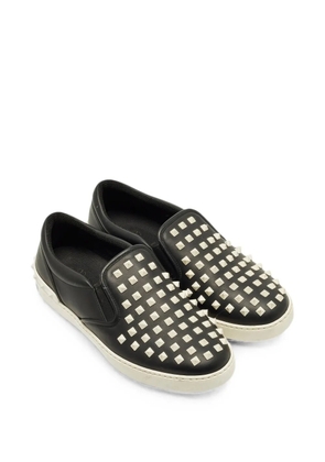 Valentino Garavani Pre-Owned Rockstud slip-on sneakers - Black