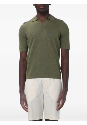 BROOKSFIELD open collar polo-shirt - Green