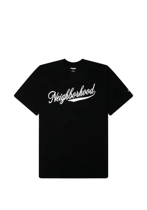 Neighborhood logo-print T-shirt - Black