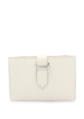 Hermès Pre-Owned 2023 Bearn card case - White