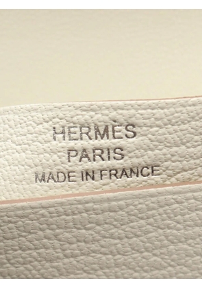 Hermès Pre-Owned 2023 Bearn card case - White