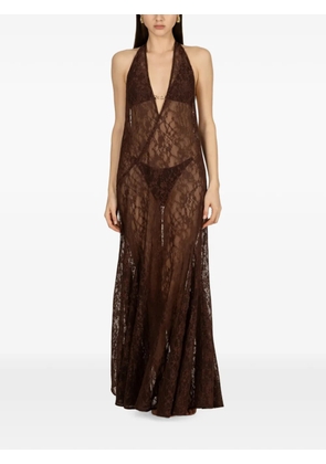 PARAMIDONNA Jerry maxi dress - Brown