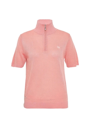 Rally Movement zip-fastening short-sleeve polo top - Pink
