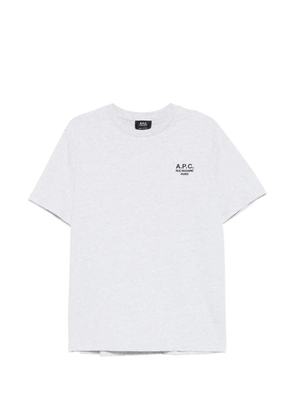 A.P.C. logo-print cotton T-shirt - Grey