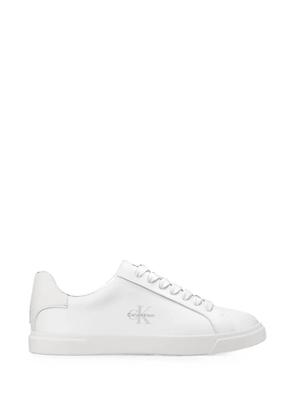 Calvin Klein logo-print sneakers - White