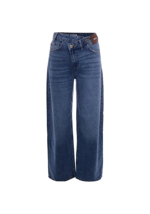 LIU JO asymmetric-waist jeans - Blue