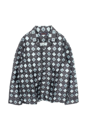 Louis Vuitton Pre-Owned 2010s Monogram silk shirt - Grey