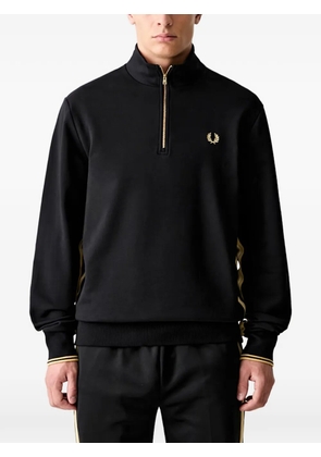 Fred Perry quarter-zip sweater - Black