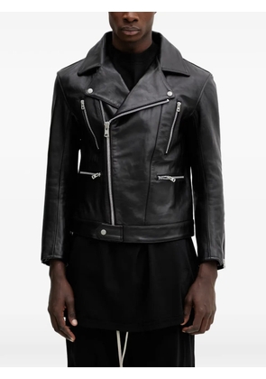 Neighborhood biker leather jacket - Black
