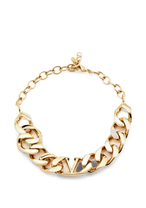 Valentino Garavani Pre-Owned VLogo chain-choker necklace - Gold