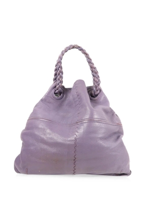 Bottega Veneta Pre-Owned Julie braided-handle tote bag - Purple