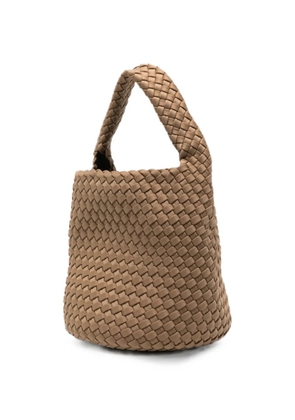 MARREA woven bucket bag - Neutrals