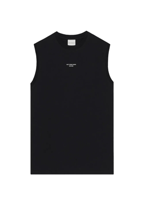 Drôle De Monsieur slogan-print tank top - Black