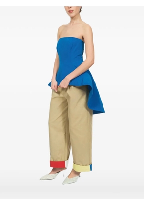 Rosie Assoulin Tilt-A-Whirl top - Blue