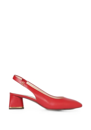 Coccinelle C-Everyday leather slingback sandals - Red