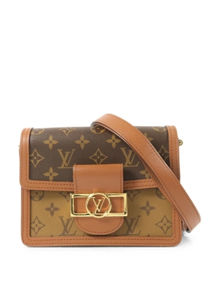 Louis Vuitton Pre-Owned Mini Dauphine Monogram Reverse shoulder bag - Brown