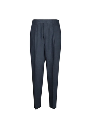 Dell'oglio pressed-crease tailored trousers - Blue
