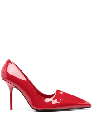 Acne Studios 100mm patent leather pumps - Red