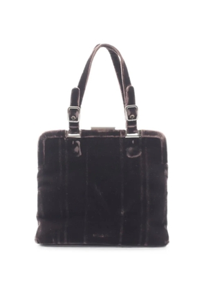 Prada Pre-Owned 2000s buckle-detail tote bag - Brown