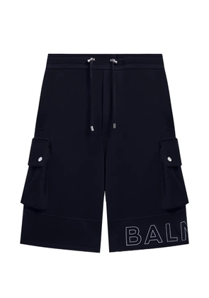 Balmain drawstring cargo shorts - Black