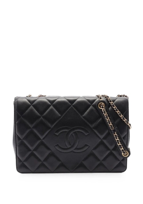 CHANEL Pre-Owned 2014 Matelassé CC shoulder bag - Black