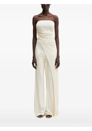 Rick Owens Lilies ruched strapless top - Neutrals