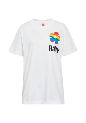 Rally Movement logo-print T-shirt - White