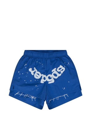 SP5DER OG Web V2 double-layer shorts - Blue