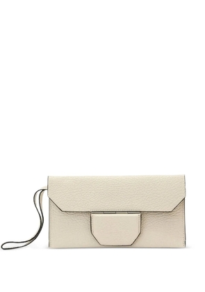 AllSaints leather clutch bag - Neutrals