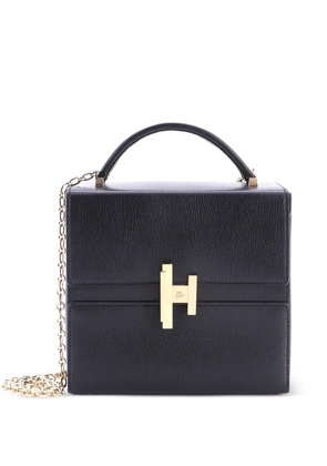 Hermès Pre-Owned Cinhetic Top Handle Bag Chevre Chamkila shoulder bag - Black