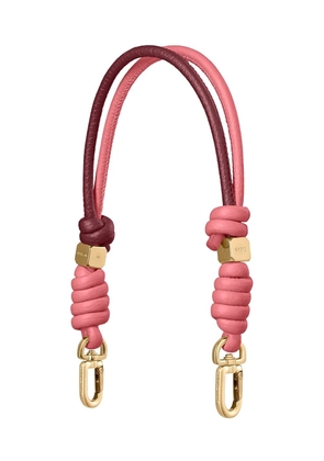MAISON de SABRÉ Twist knot leather bag strap - Pink