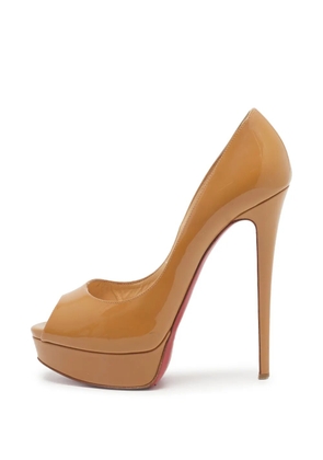 Christian Louboutin Pre-Owned New Very Prive platform sandals - Neutrals