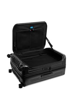 PIQUADRO large expandable dual-opening suitcase - Black