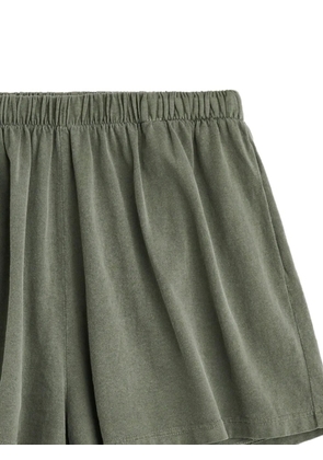 OUR LEGACY gored elasticated shorts - Green