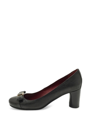 Marc By Marc Jacobs bow-detail block-heel pumps - Black