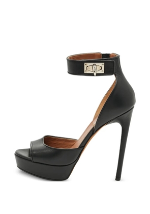 Givenchy Pre-Owned Shark Tooth ankle-strap heeled sandals - Black