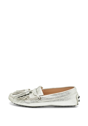 Tod's Vintage Gommino tassel loafers - Silver