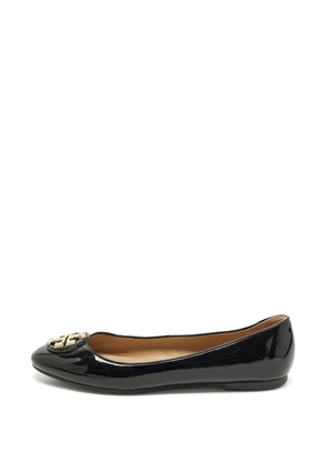 Tory Burch Claire patent leather ballet flats - Black