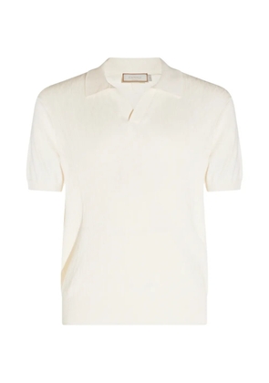 Canali cable-knit T-shirt - Neutrals